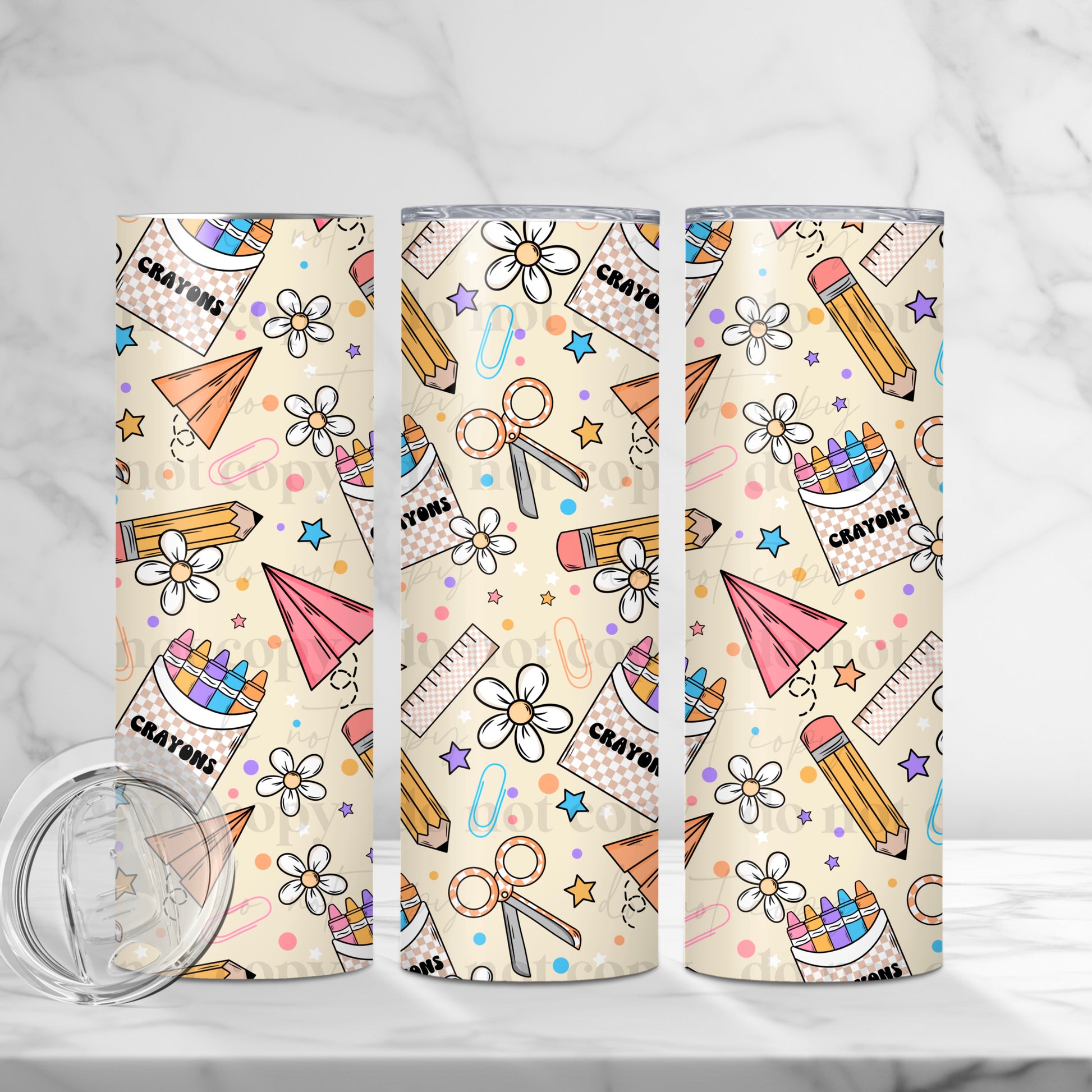 Back to School Supplies 20oz Tumbler | Teacher Appreciation & Student Gift
