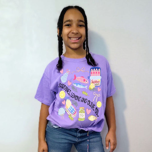 Sardines, Lemons and Olive Oil Youth Tee