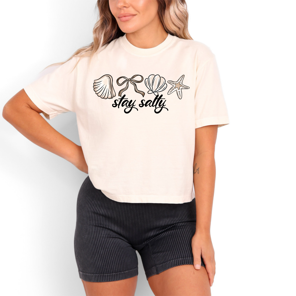 Stay Salty Boxy Tee image 0