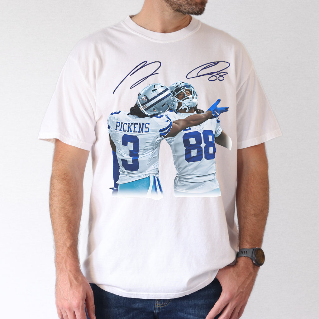 Dallas Football Inspired Tee – “Pickens 3 & 88 Duo” Graphic Shirt | Unisex Comfort Tee | Game Day Fan Graphic T-Shirt