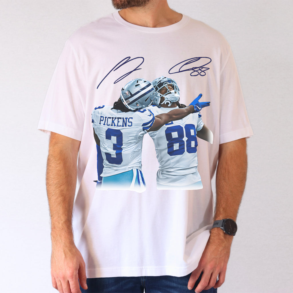 Dallas Football Inspired Tee – “Pickens 3 & 88 Duo” Graphic Shirt | Unisex Comfort Tee | Game Day Fan Graphic T-Shirt