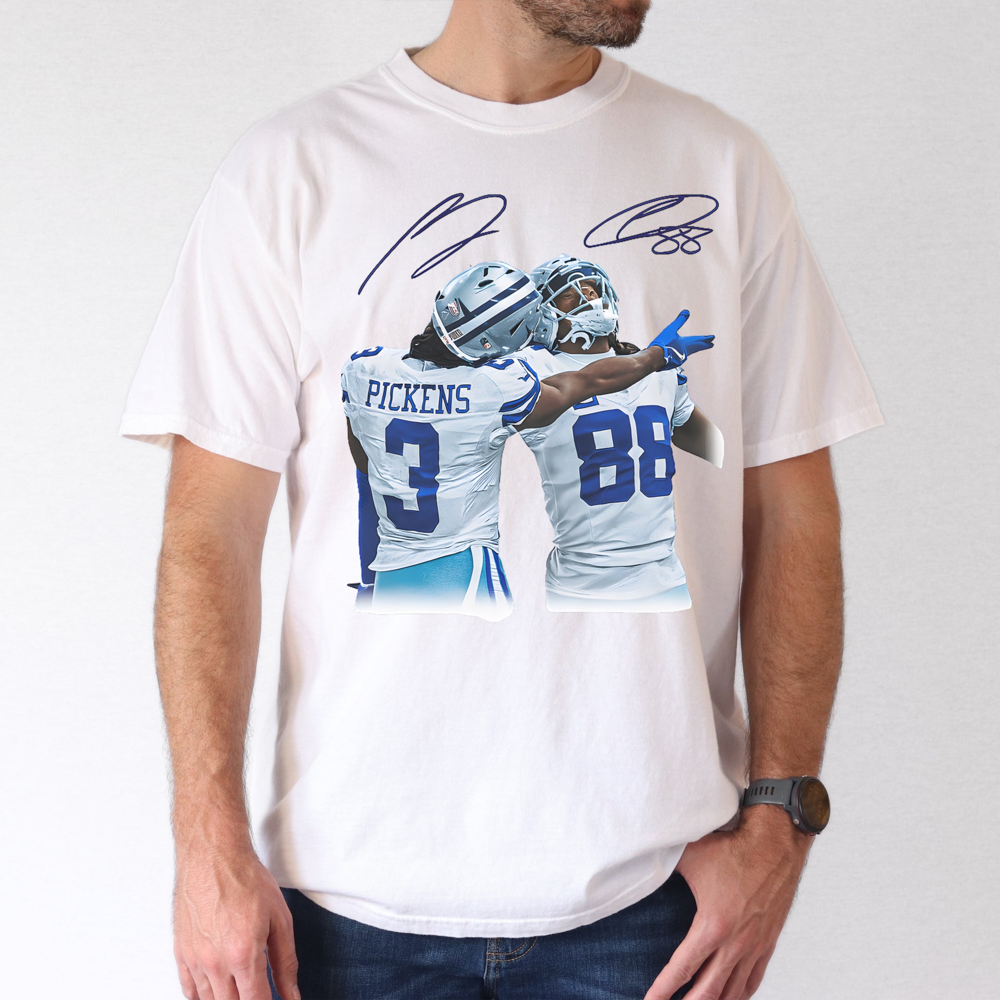 Dallas Football Inspired Tee – “Pickens 3 & 88 Duo” Graphic Shirt | Unisex Comfort Tee | Game Day Fan Graphic T-Shirt
