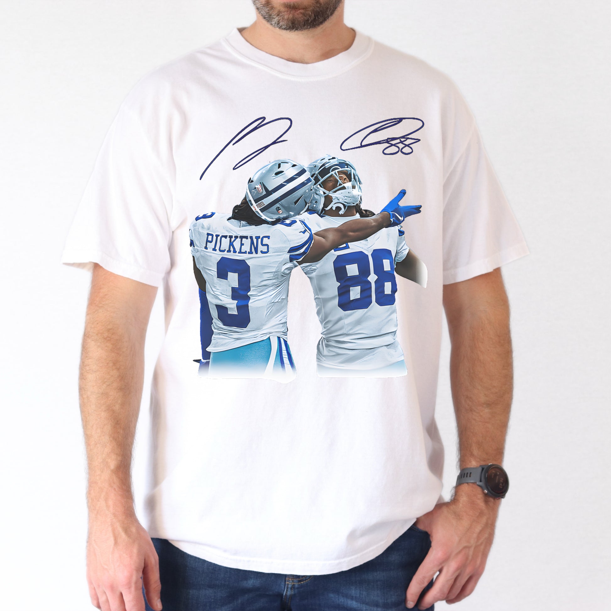 Dallas Football Inspired Tee – “Pickens 3 & 88 Duo” Graphic Shirt | Unisex Comfort Tee | Game Day Fan Graphic T-Shirt