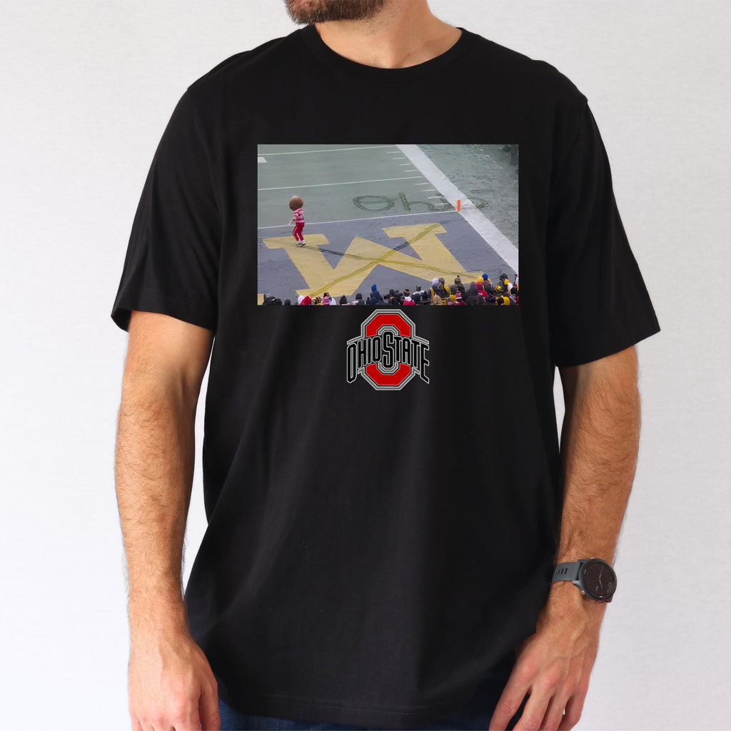 Ohio Rivalry Game Day Tee – Funny End Zone Moment Shirt, Unisex Black T-Shirt, Ohio Fan Apparel, Sports Rivalry Graphic Tee
