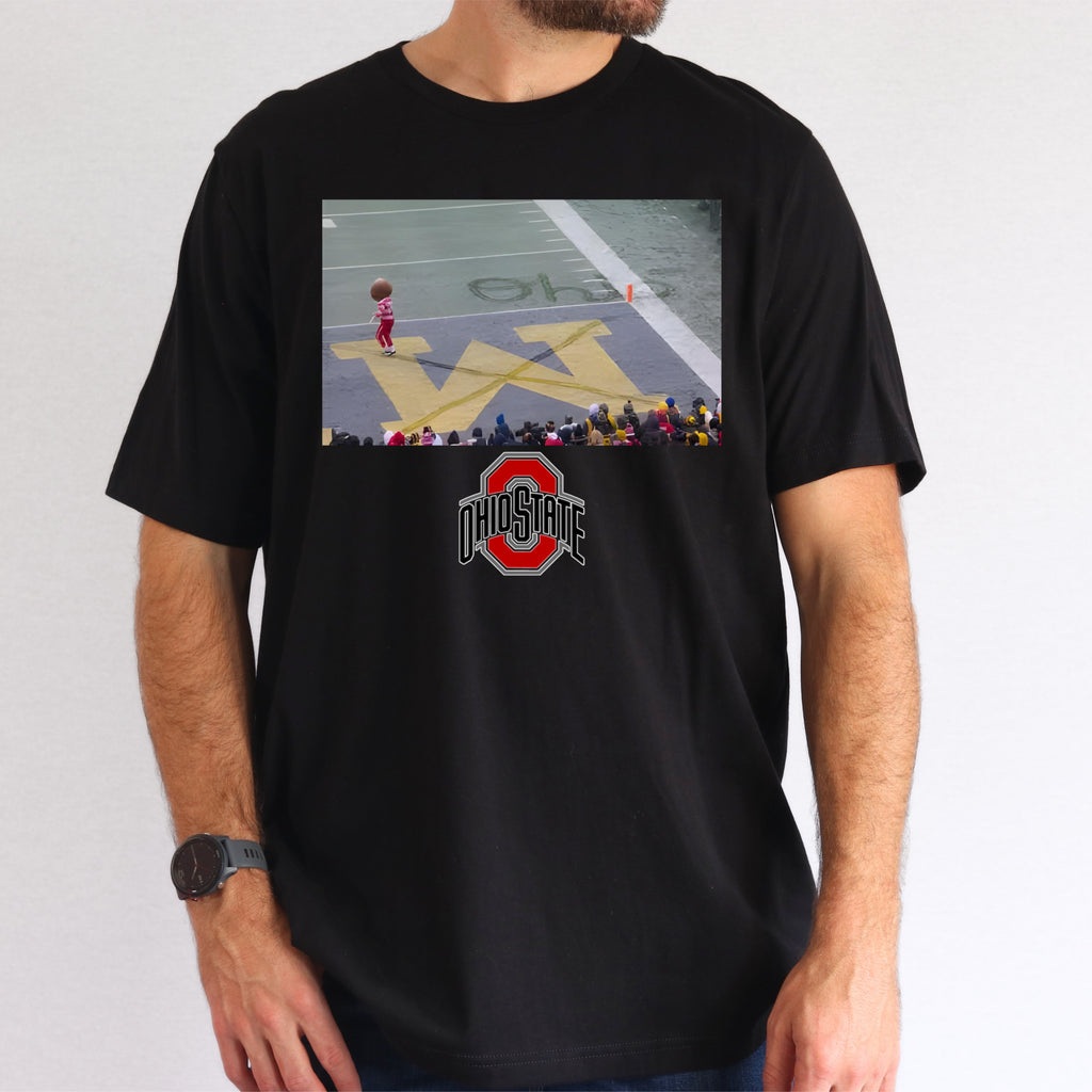 Ohio Rivalry Game Day Tee – Funny End Zone Moment Shirt, Unisex Black T-Shirt, Ohio Fan Apparel, Sports Rivalry Graphic Tee