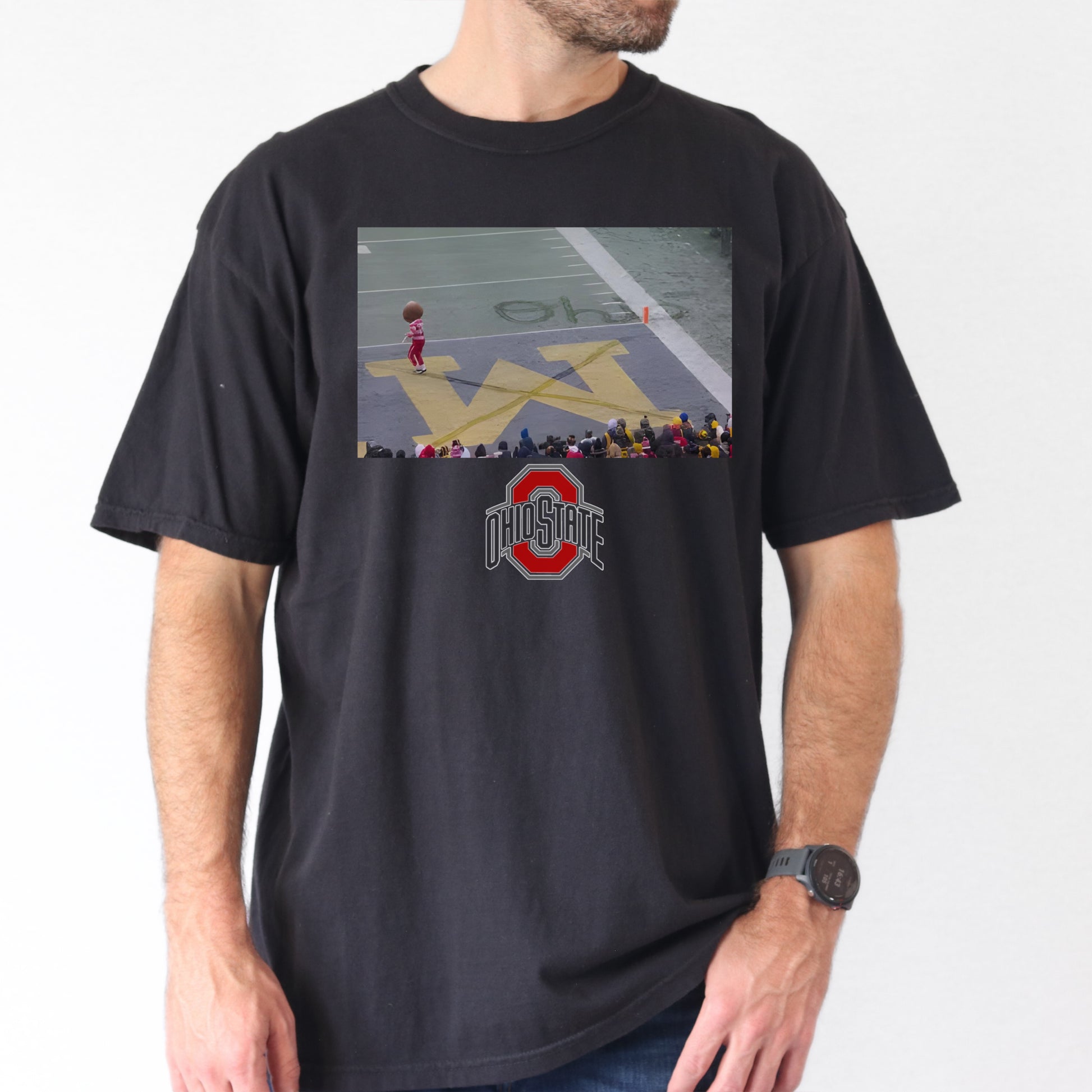 Ohio Rivalry Game Day Tee – Funny End Zone Moment Shirt, Unisex Black T-Shirt, Ohio Fan Apparel, Sports Rivalry Graphic Tee