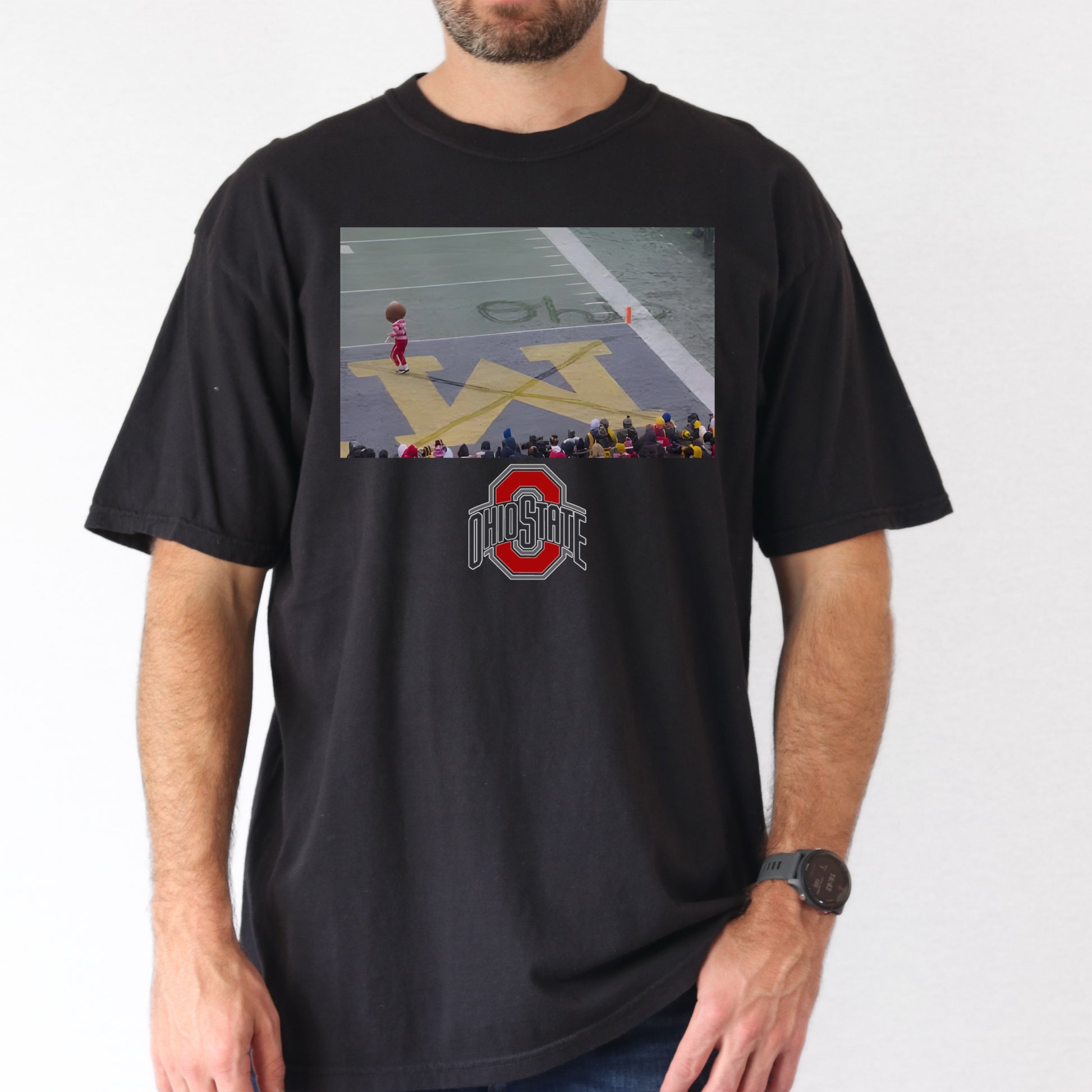 Ohio Rivalry Game Day Tee – Funny End Zone Moment Shirt, Unisex Black T-Shirt, Ohio Fan Apparel, Sports Rivalry Graphic Tee