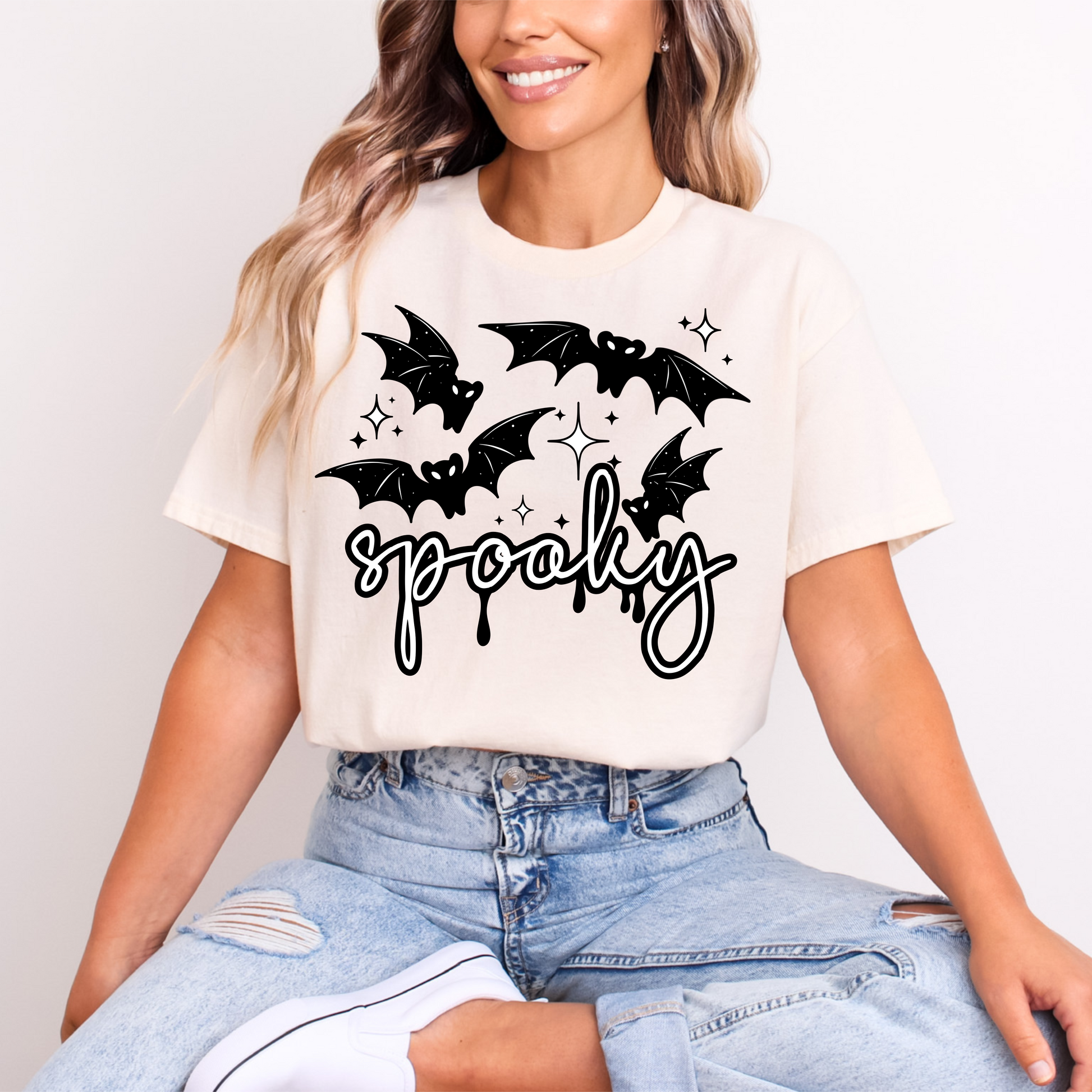 "Spooky" Bats T-Shirt | Halloween & Goth Aesthetic Tee | Gildan DTF Print