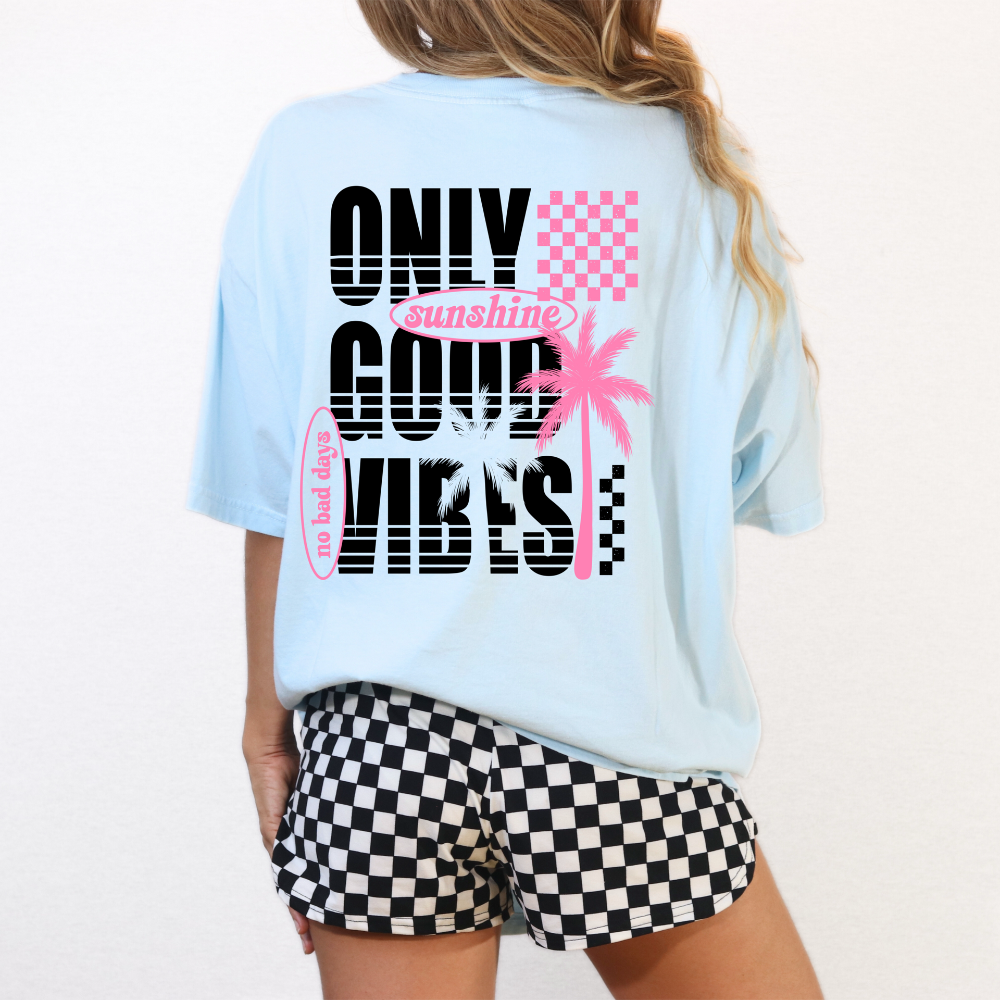 Only Good Vibes Summer Tee image 0