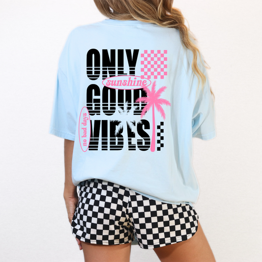 Only Good Vibes Summer Tee image 0